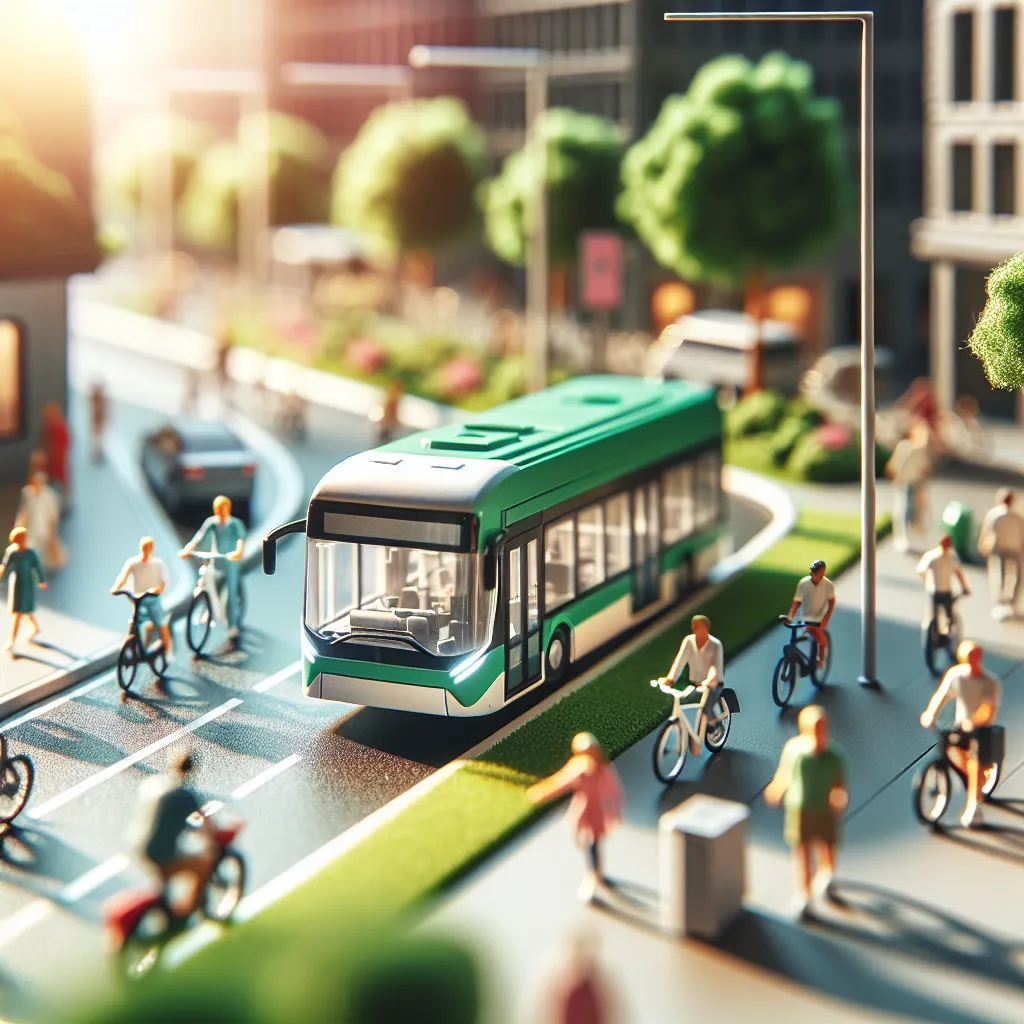 Zukunft der urbanen Mobilität: Nachhaltige Transportmittel im Fokus