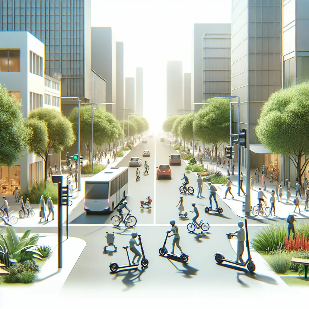 Die Zukunft der urbanen Mobilität: Nachhaltige Transportmittel im Vormarsch