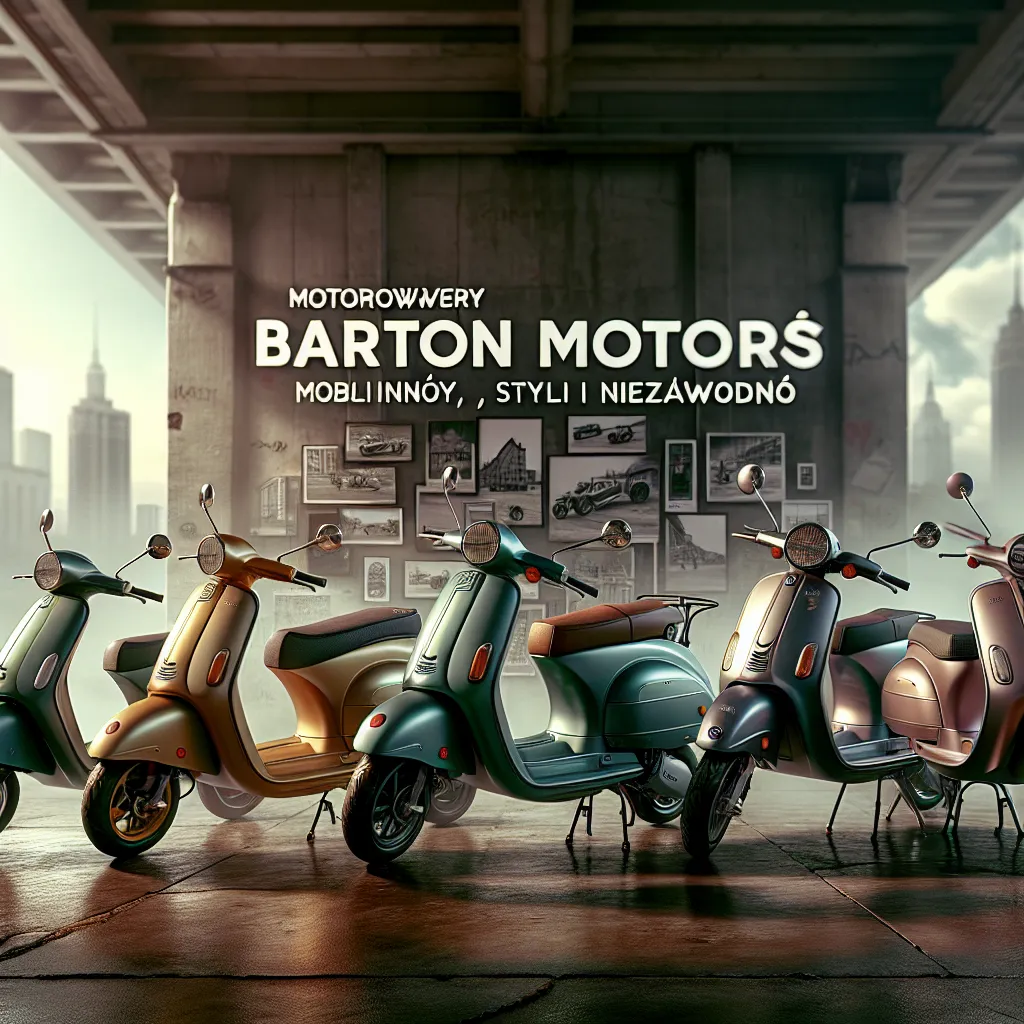 Motorowery Barton Motors: mobilność, styl i niezawodność
